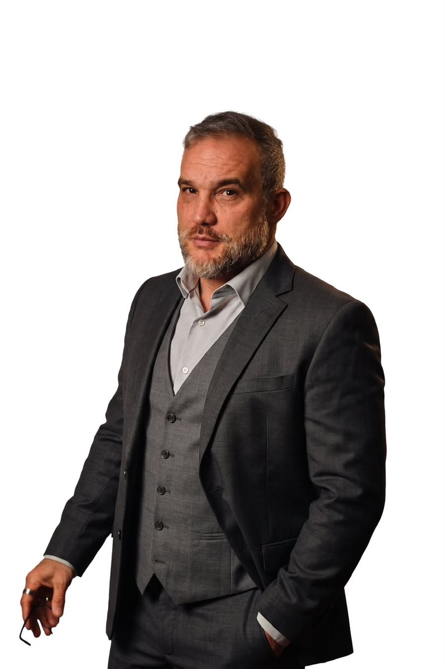 Flávio Calheiros de terno e colete